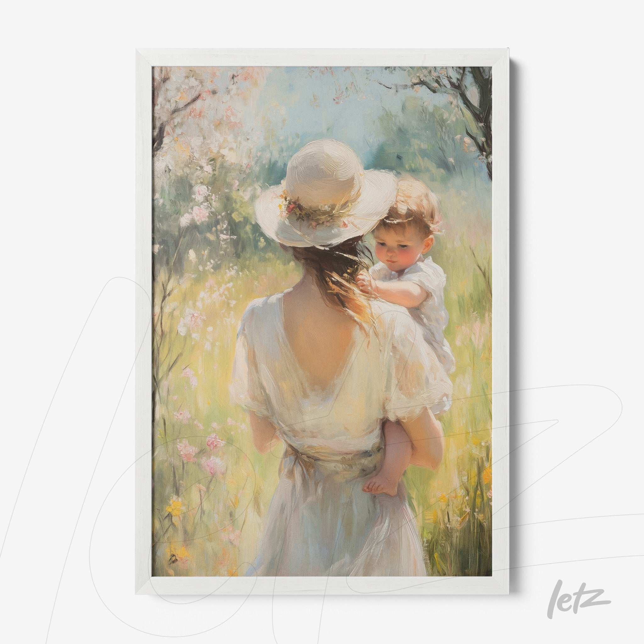 Letz-Quadro-Preview-Caixa-com-Vidro-Branca_vintage-kid-girl-and-mom-2.jpg