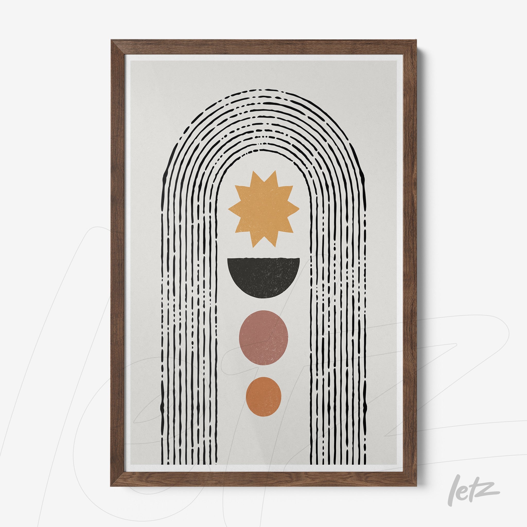 Letz-Quadro-Preview-Caixa-com-Vidro-Freijo_Boho-Geometrico-Preto-Amarelo-Marrom-2.jpg