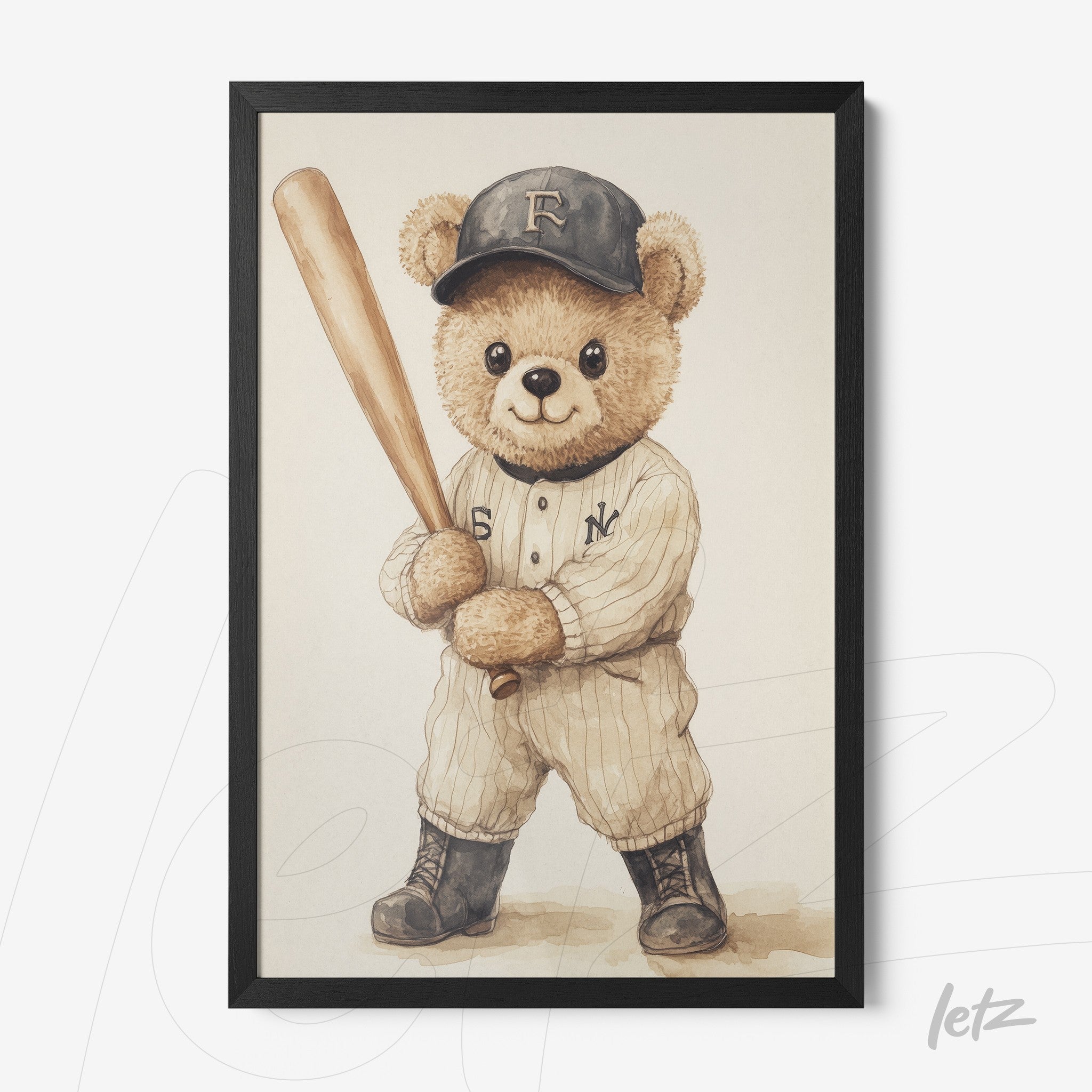 Letz-Quadro-Preview-Caixa-com-Vidro-Preta_vintage-kid-ursinho-4.jpg