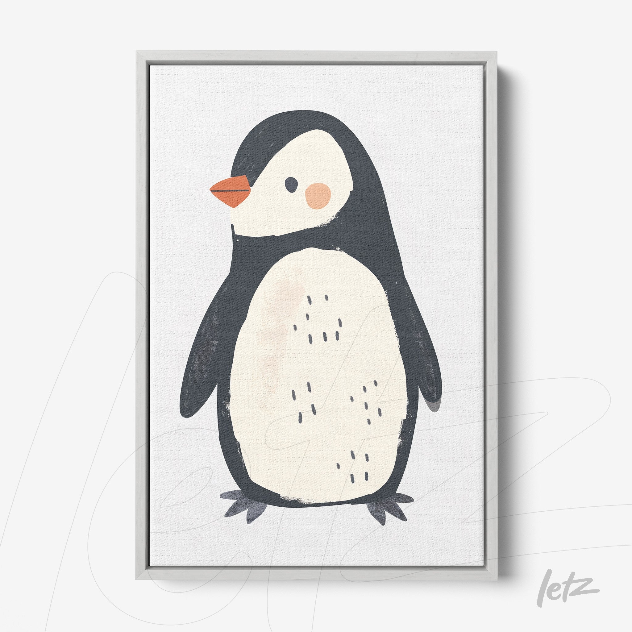Letz-Quadro-Preview-Canvas-Moldura-Branco_animais-fofinhos-pinguim-2.jpg
