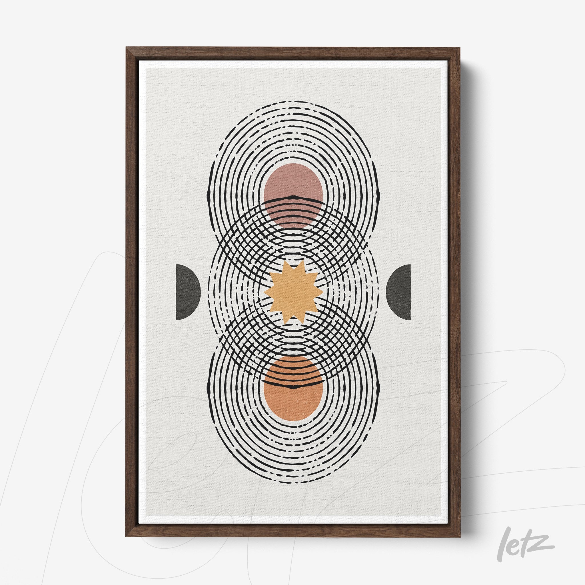 Letz-Quadro-Preview-Canvas-Moldura-Freijo_Boho-Geometrico-Preto-Amarelo-Marrom-1.jpg