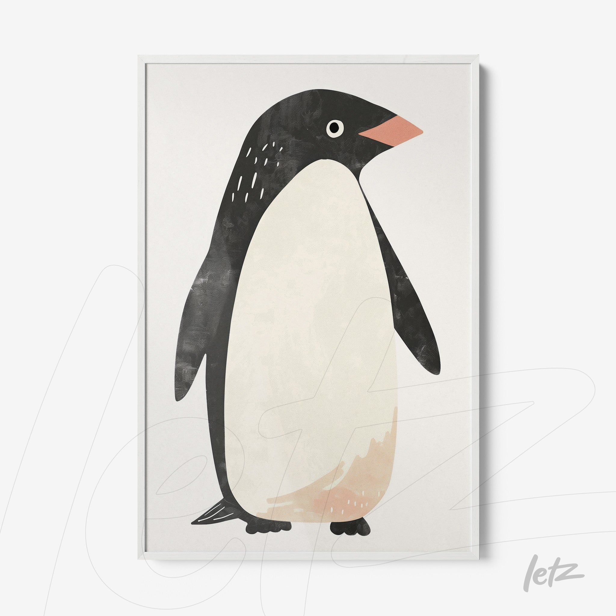 Letz-Quadro-Preview-Filete-com-Vidro-Branca_animais-fofinhos-pinguim-1.jpg