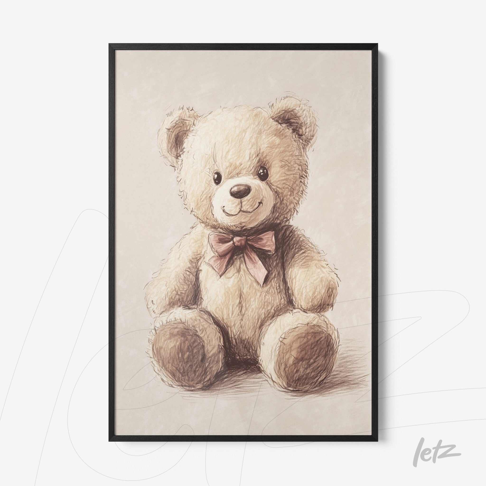 Letz-Quadro-Preview-Filete-com-Vidro-Preta_vintage-kid-ursinho-1.jpg