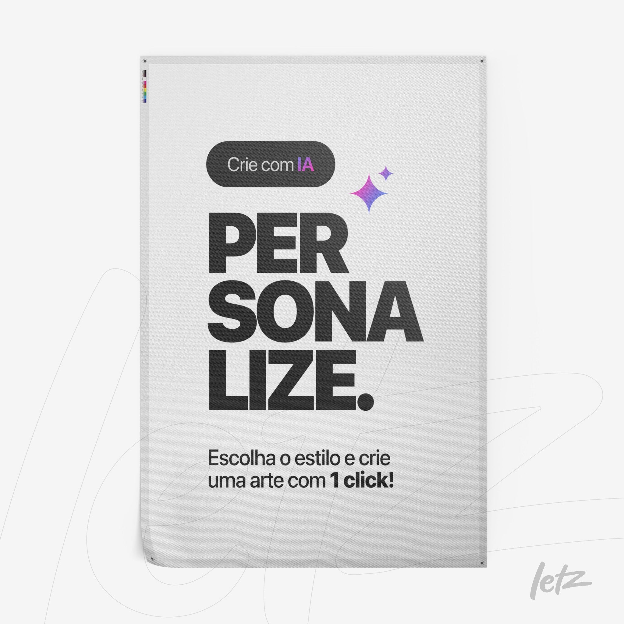 poster print featuring a white background with bold black text and creative design elements