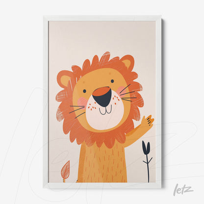 Letz-Quadro-Preview-Caixa-com-Vidro-Branca_animais-fofinhos-leao-1.jpg