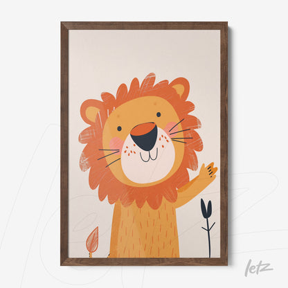Letz-Quadro-Preview-Caixa-com-Vidro-Freijo_animais-fofinhos-leao-1.jpg