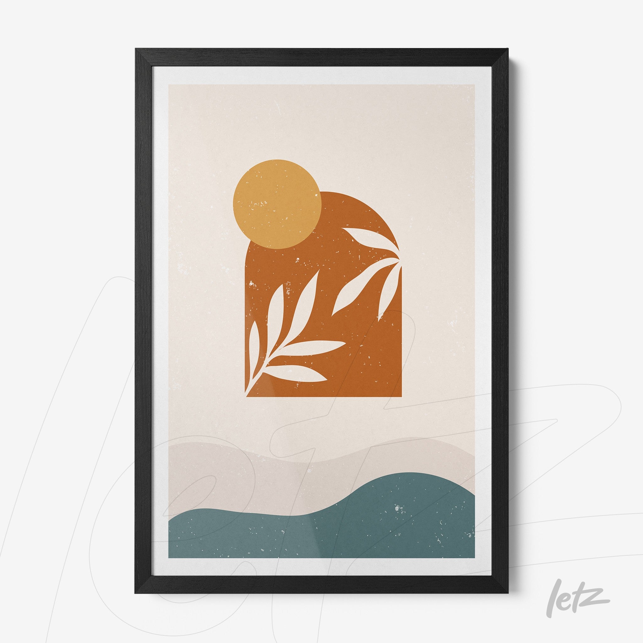 Letz-Quadro-Preview-Caixa-com-Vidro-Preta_Boho-Cores-Quentes-2.jpg