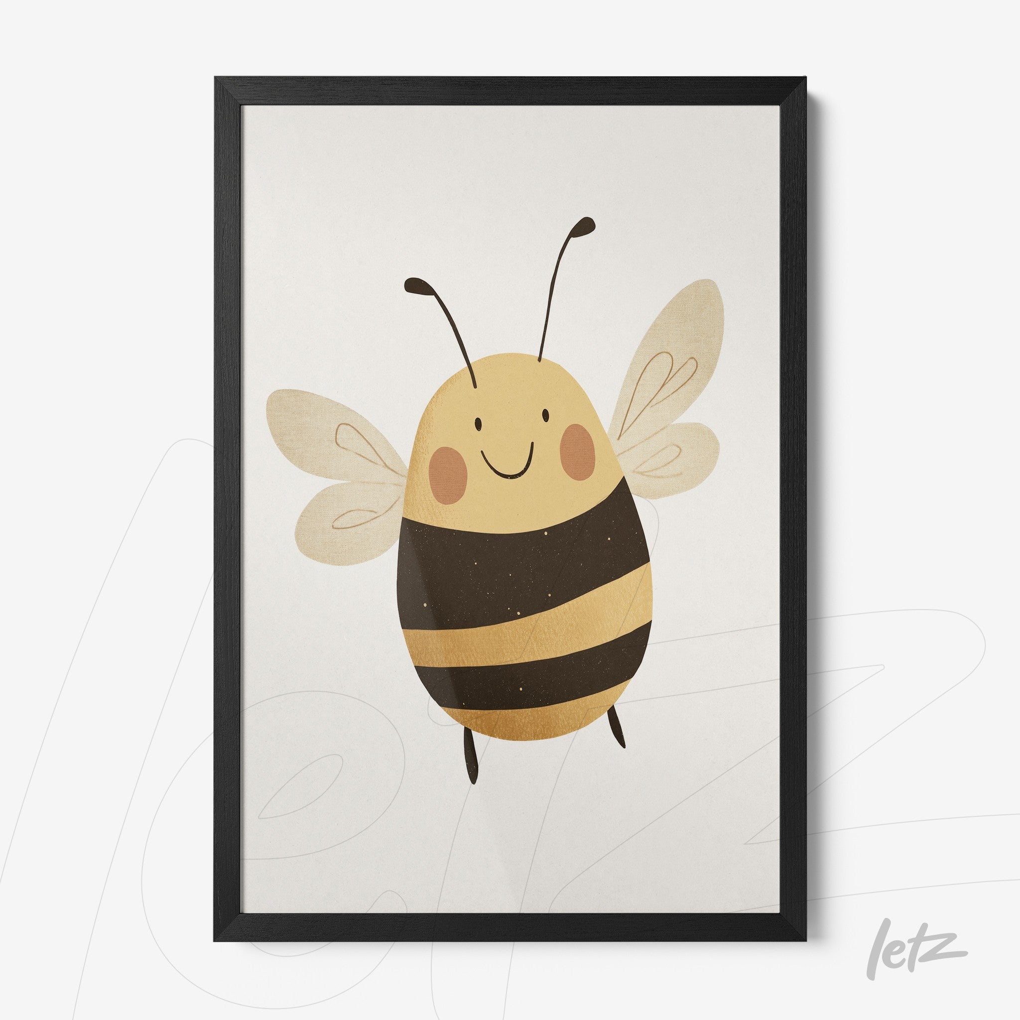 Letz-Quadro-Preview-Caixa-com-Vidro-Preta_animais-fofinhos-abelha-1.jpg
