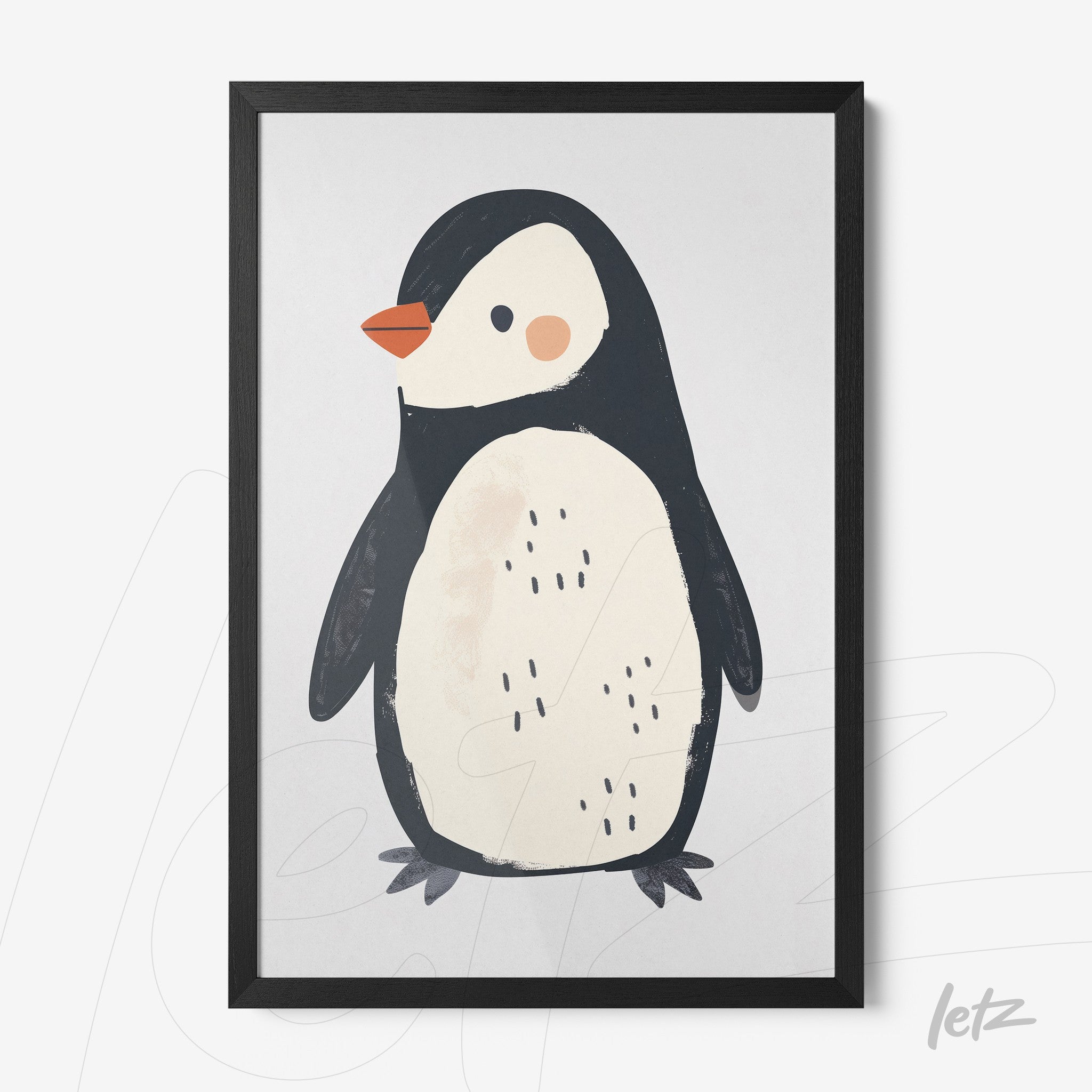 Letz-Quadro-Preview-Caixa-com-Vidro-Preta_animais-fofinhos-pinguim-2.jpg