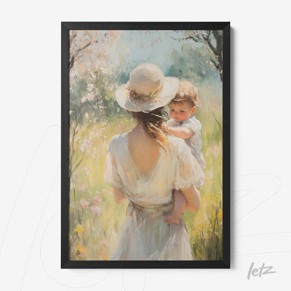 Letz-Quadro-Preview-Caixa-com-Vidro-Preta_vintage-kid-girl-and-mom-2.jpg