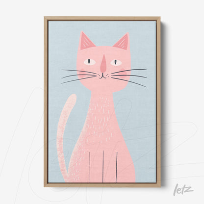 Letz-Quadro-Preview-Canvas-Moldura-Natural_animais-fofinhos-gato-rosa-1.jpg