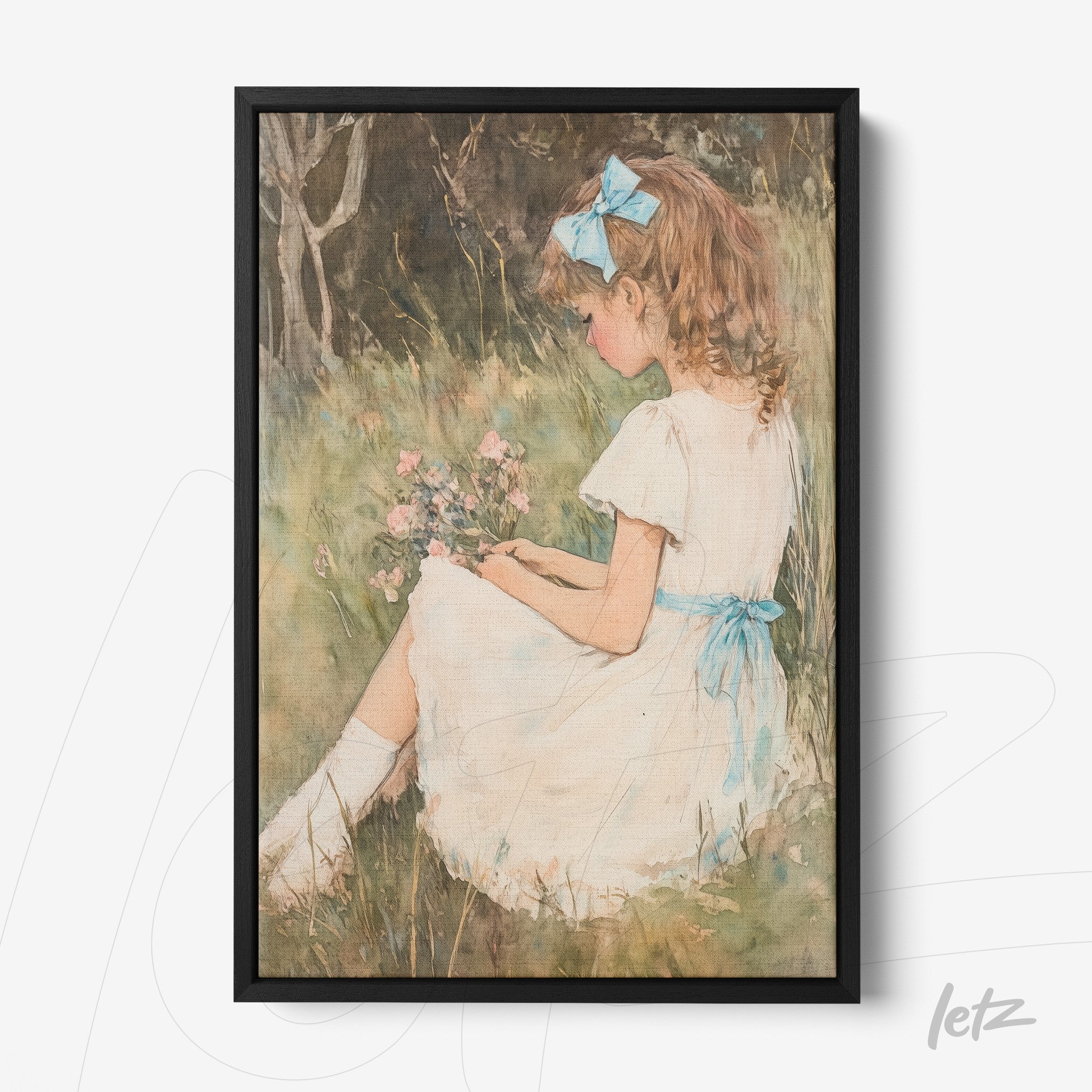 Letz-Quadro-Preview-Canvas-Moldura-Preto_vintage-kid-girl-2.jpg