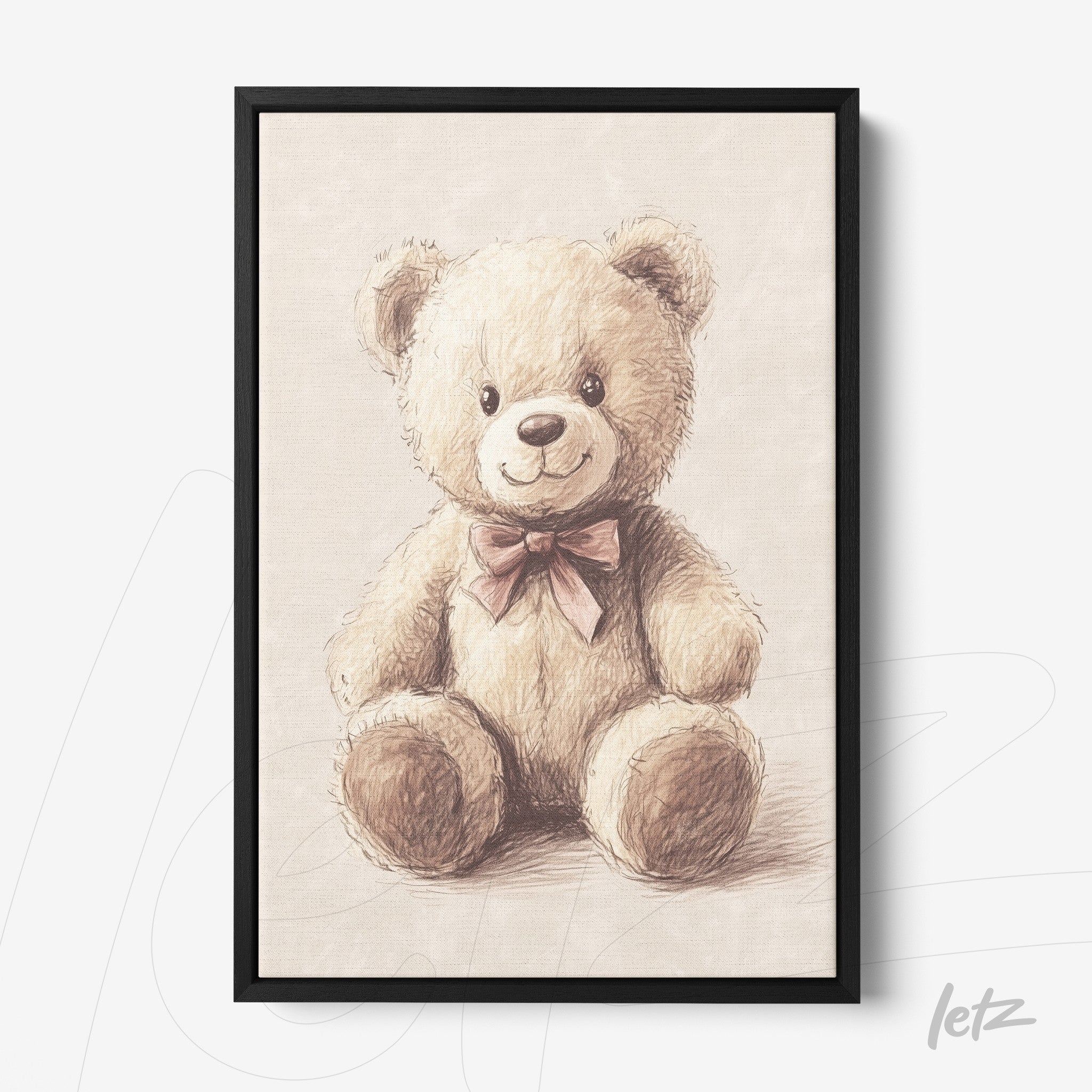 Letz-Quadro-Preview-Canvas-Moldura-Preto_vintage-kid-ursinho-1.jpg
