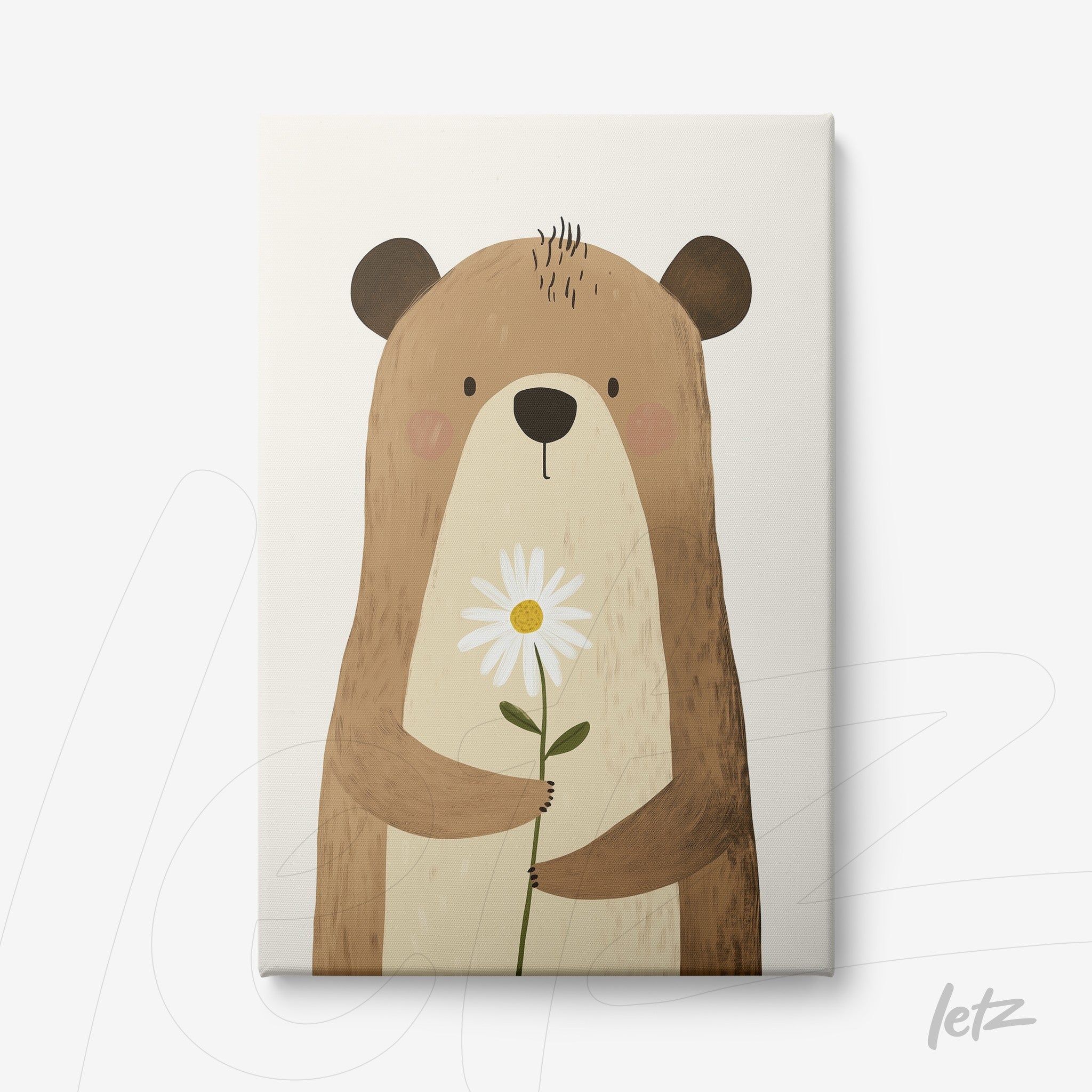 Letz Quadro Preview Canvas animais fofinhos urso 5