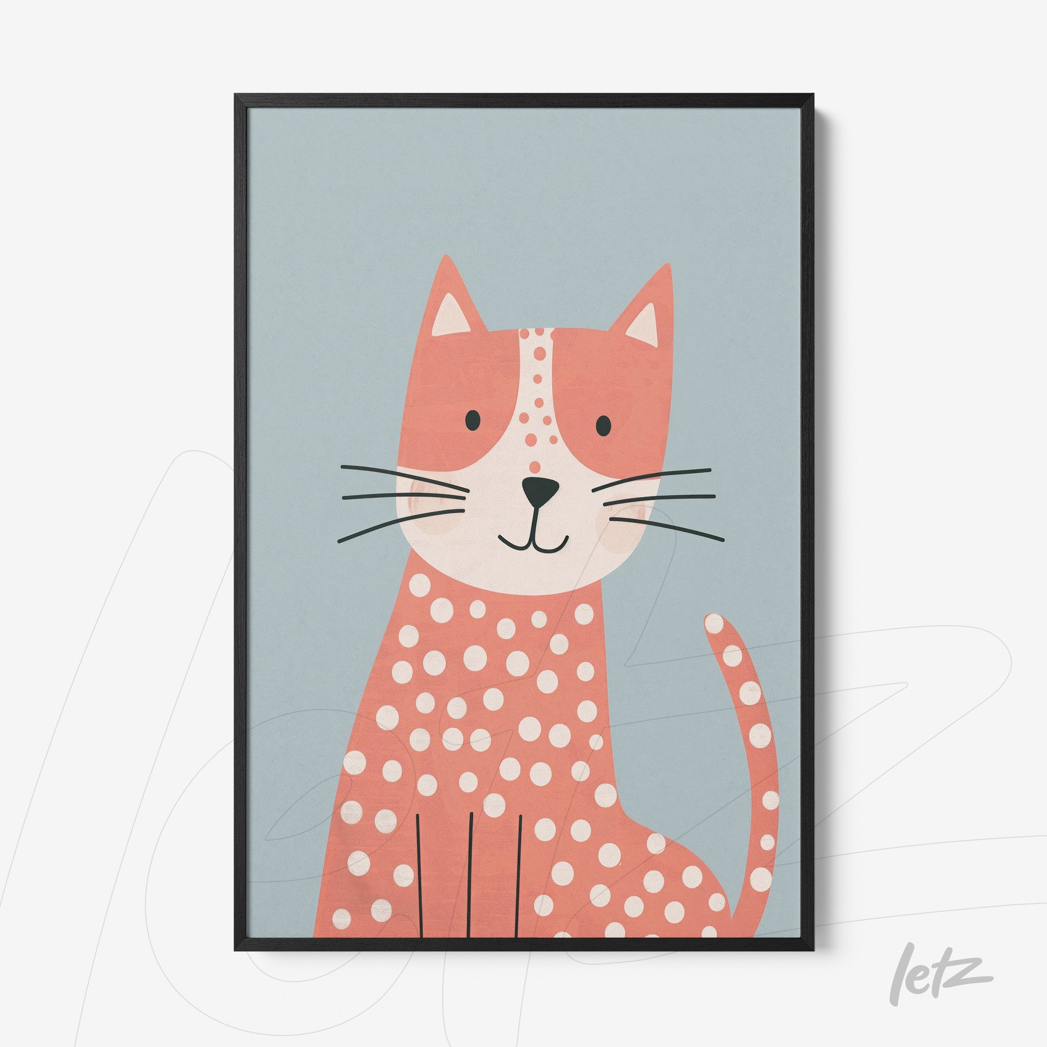 Letz-Quadro-Preview-Filete-Preta_animais-fofinhos-gato-pintado-1.jpg