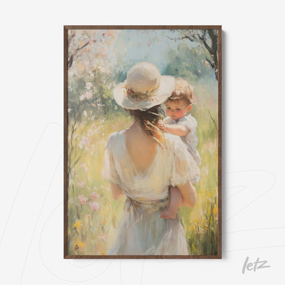 Letz-Quadro-Preview-Filete-com-Vidro-Freijo_vintage-kid-girl-and-mom-2.jpg