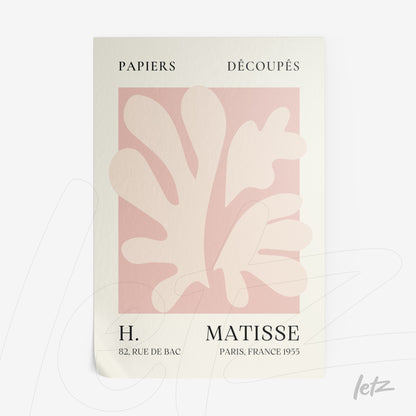 abstract wall art featuring soft colors and organic shapes on a light background