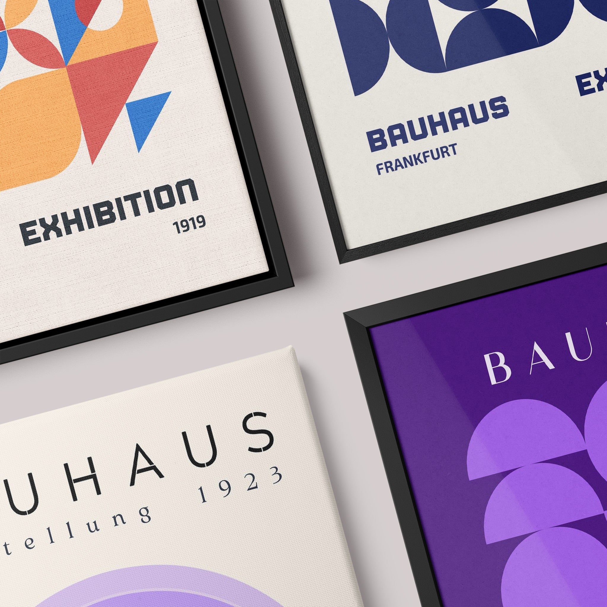Bauhaus Minimalist Art Print 1919 – Letz